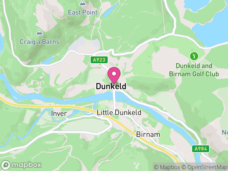 Map of Dunkeld
