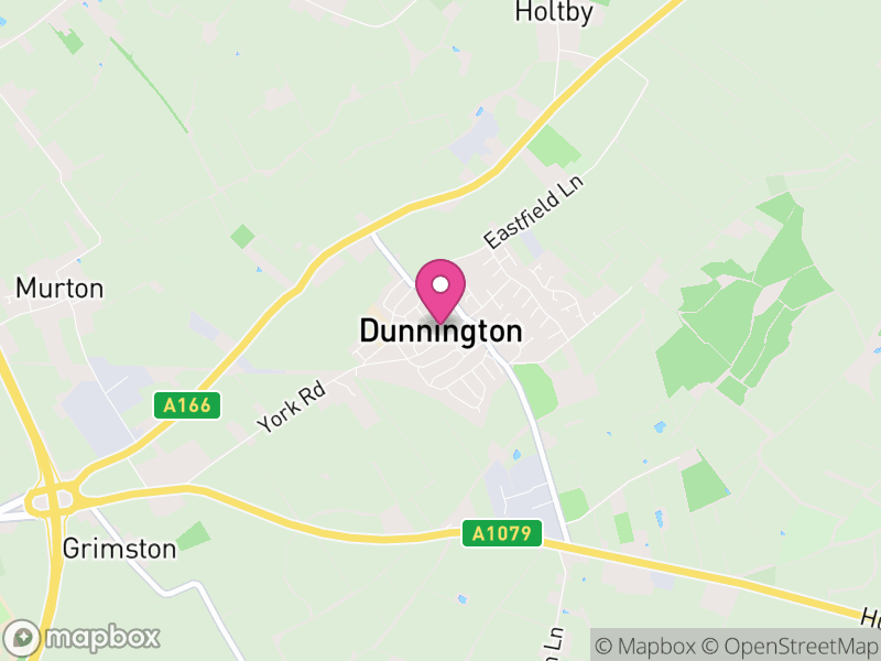 Map of Dunnington, York