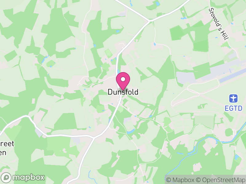 Map of Dunsfold, Waverley