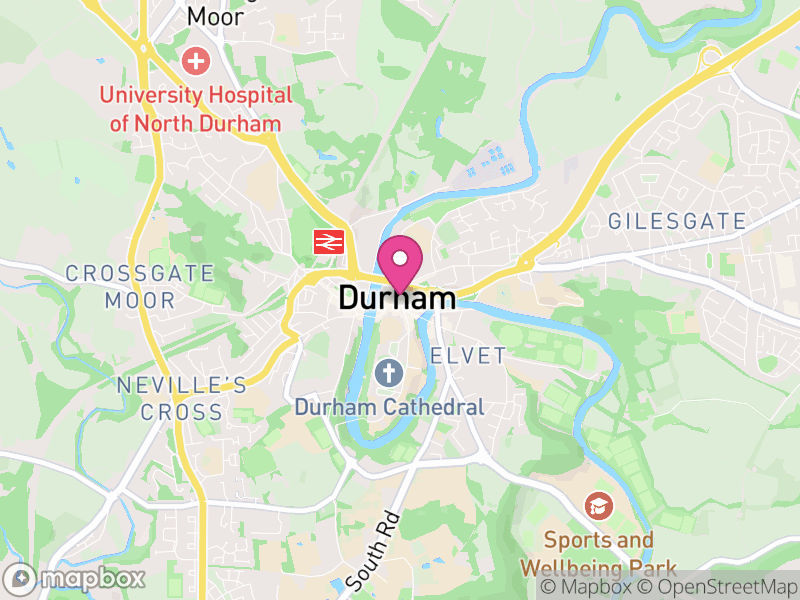 Map of Durham, County Durham
