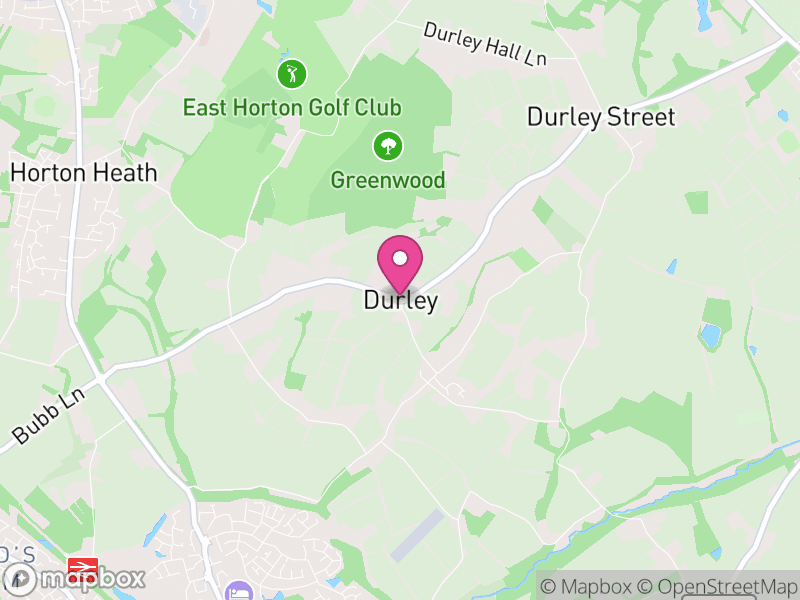 Map of Durley, Winchester