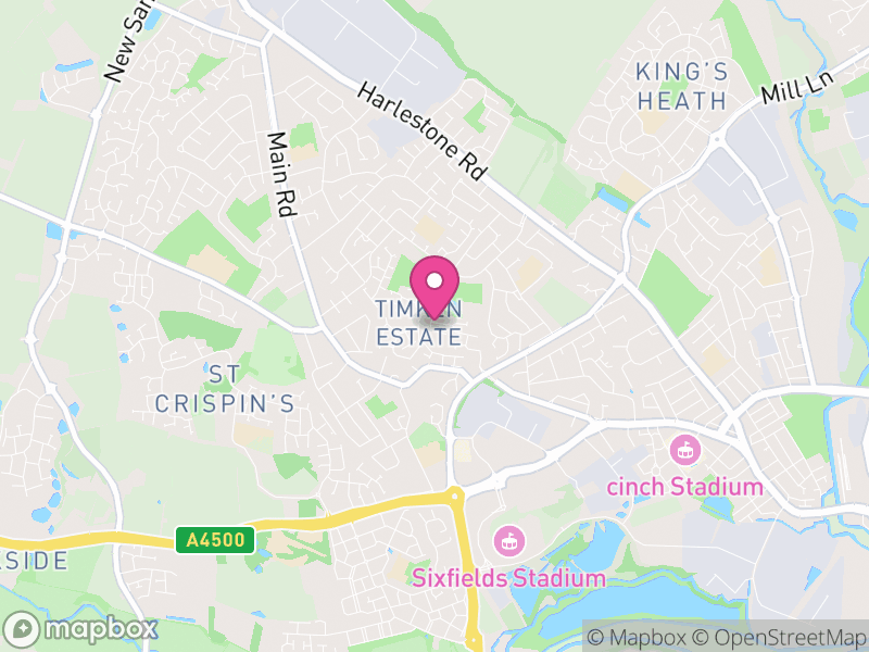 Map of Duston, West Northamptonshire