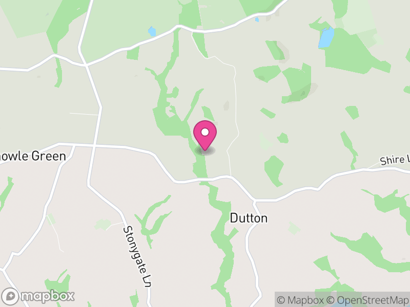 Map of Dutton, Ribble Valley