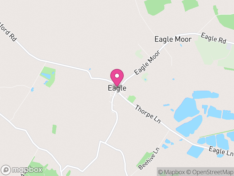 Map of Eagle and Swinethorpe, North Kesteven