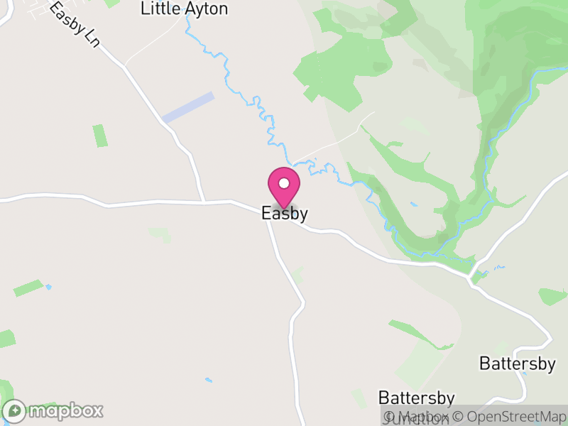 Map of Easby, North Yorkshire