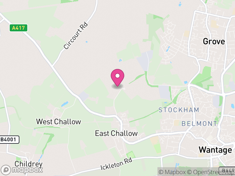 Map of East Challow, Vale of White Horse