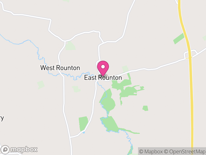 Map of East Rounton, North Yorkshire