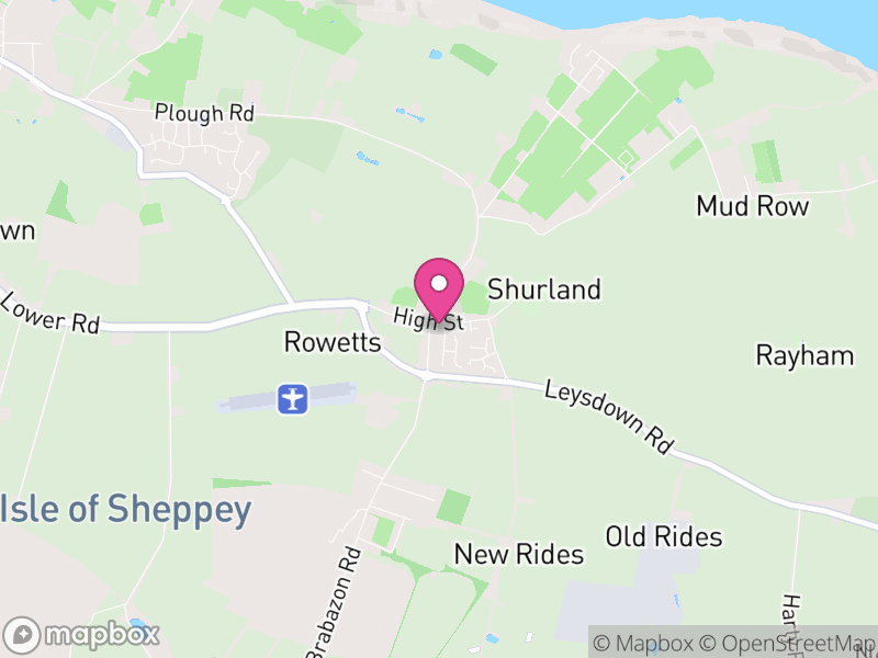 Map of Eastchurch, Swale