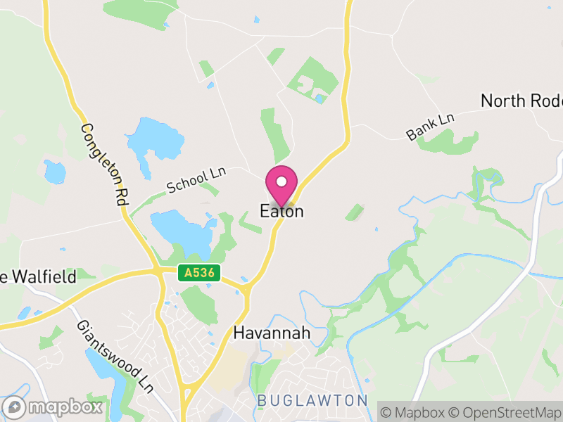 Map of Eaton, Cheshire East