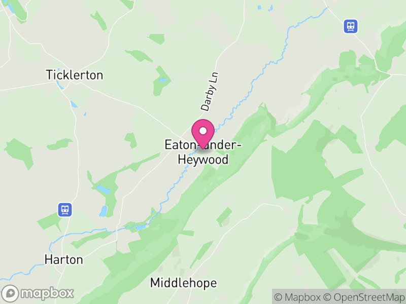 Map of Eaton-under-Heywood, England