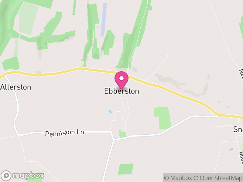 Map of Ebberston and Yedingham, North Yorkshire