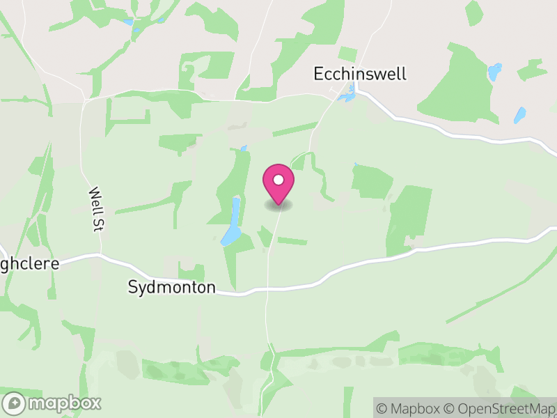 Map of Ecchinswell, Sydmonton and Bishops Green