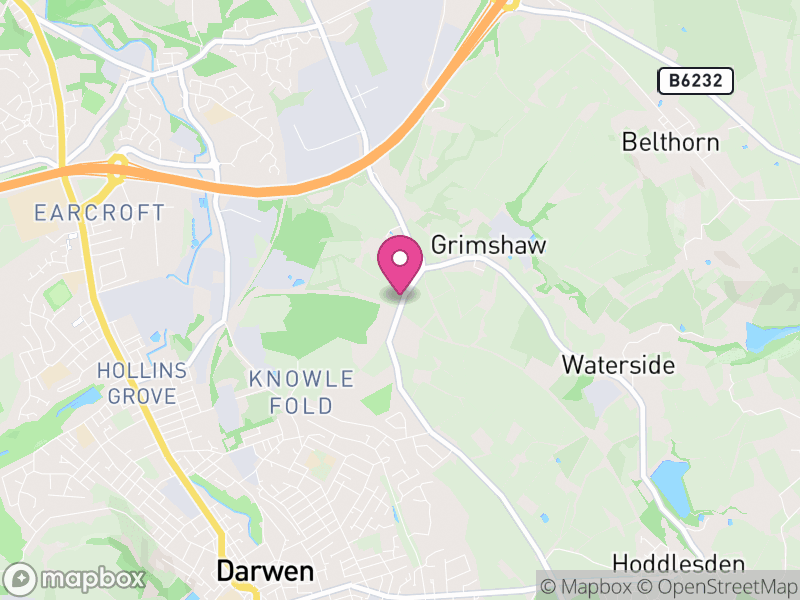 Map of Eccleshill, Blackburn with Darwen