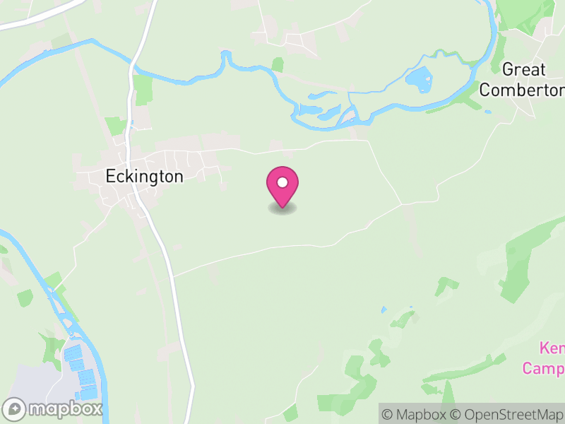 Map of Eckington, Wychavon