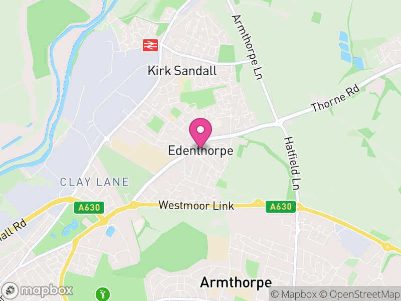 Map of Edenthorpe, Doncaster