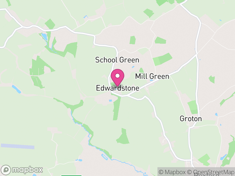 Map of Edwardstone, Babergh