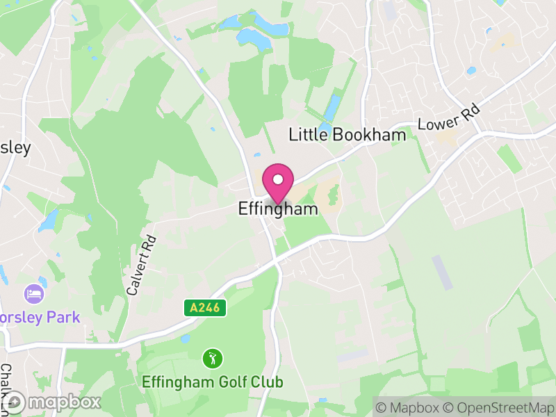 Map of Effingham, Guildford