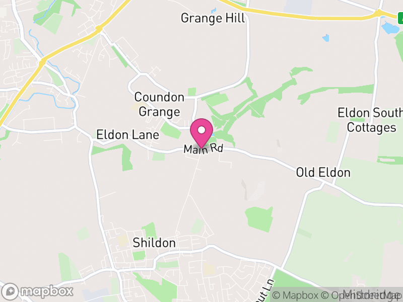 Map of Eldon, County Durham