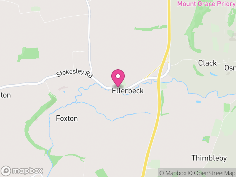Map of Ellerbeck, North Yorkshire