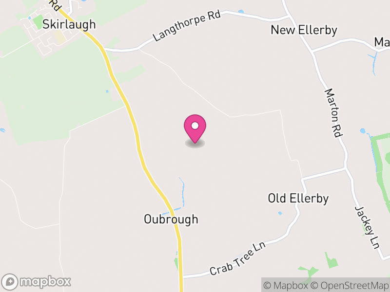 Map of Ellerby, East Riding of Yorkshire