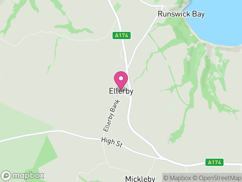 Map of Ellerby, North Yorkshire