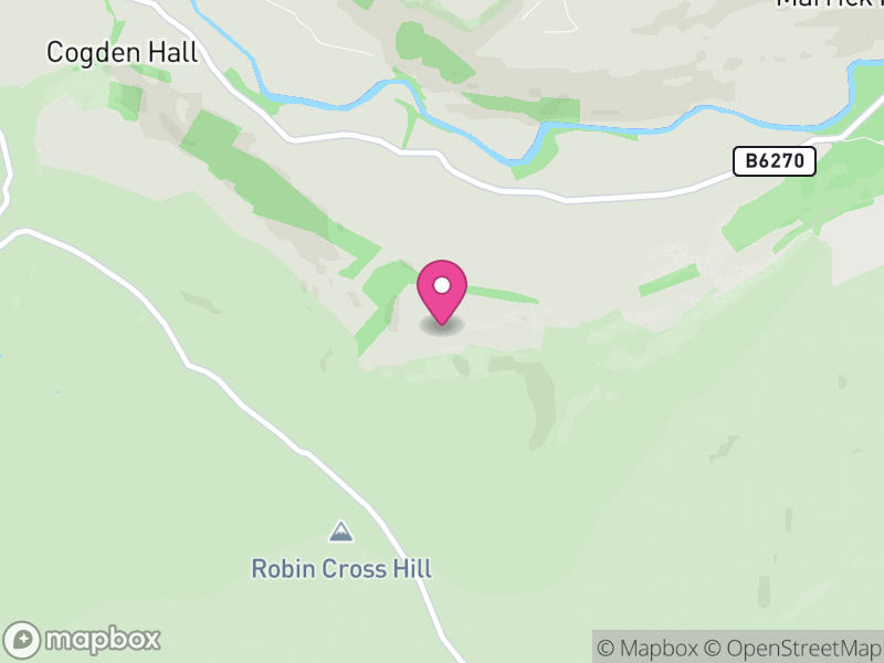 Map of Ellerton Abbey, North Yorkshire