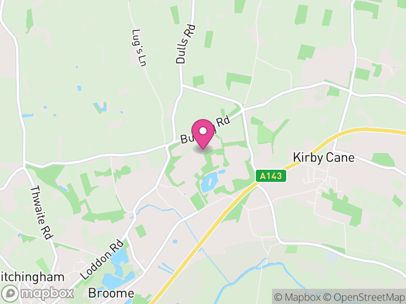 Map of Ellingham, South Norfolk