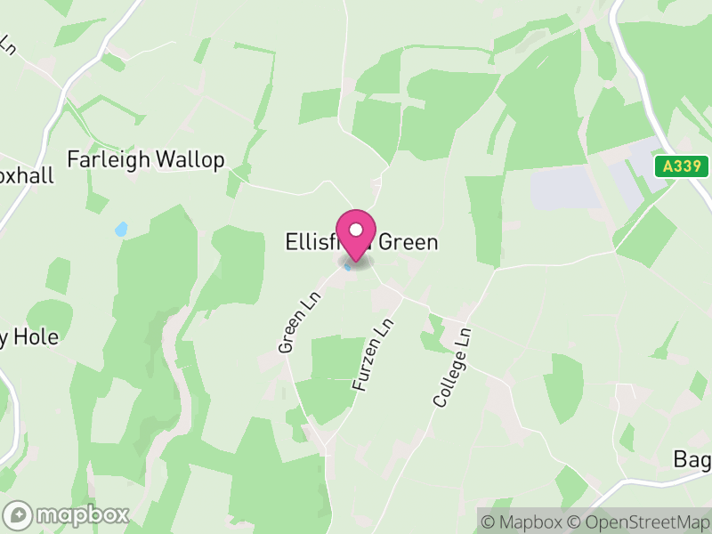 Map of Ellisfield, Basingstoke and Deane