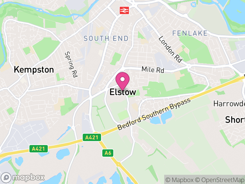 Map of Elstow, Bedford