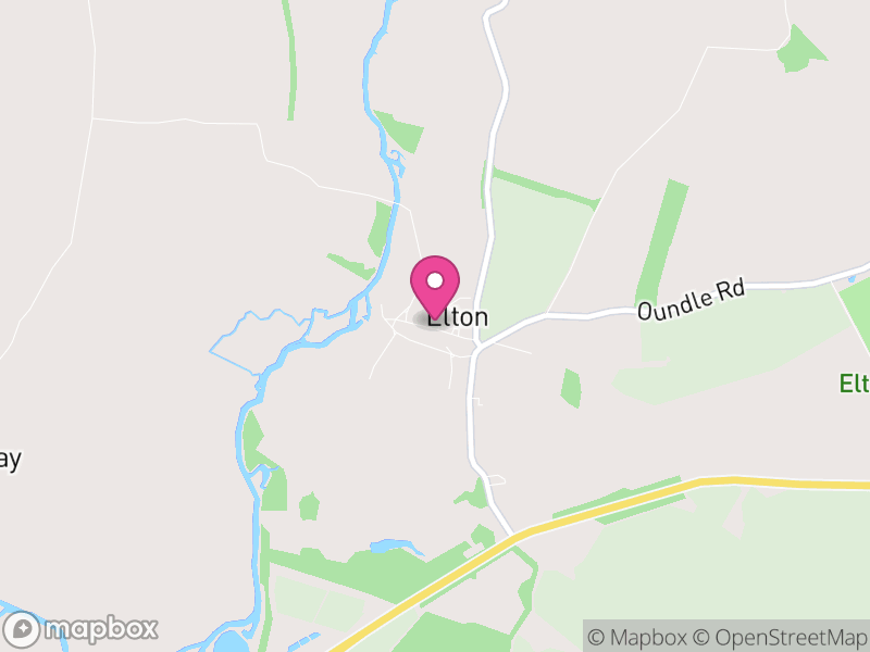 Map of Elton, Huntingdonshire