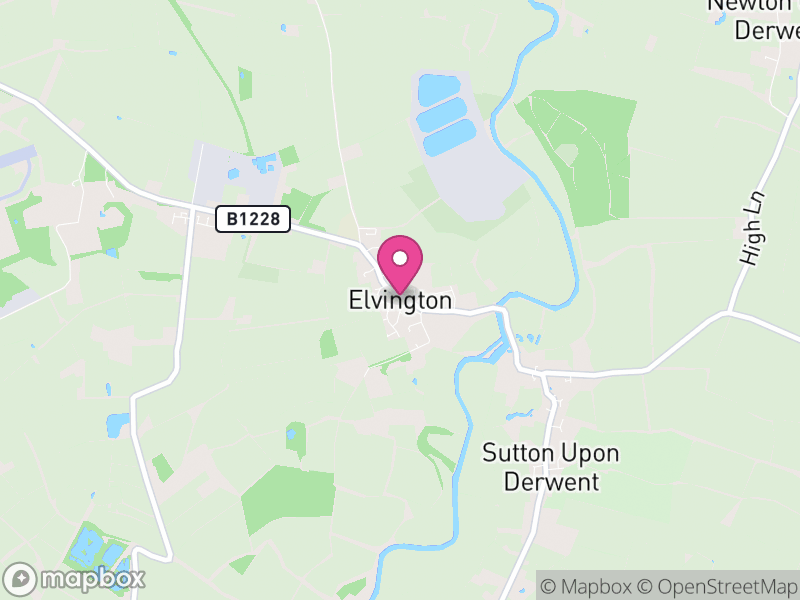 Map of Elvington, York