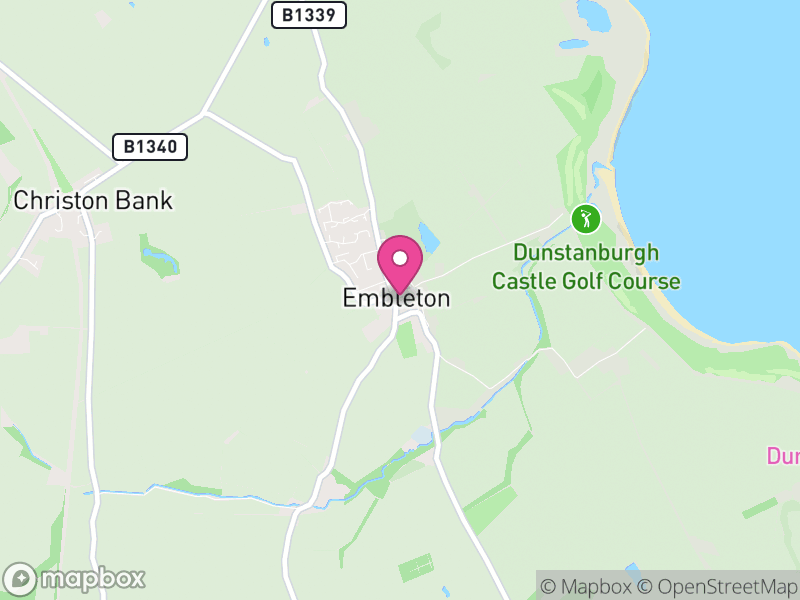 Map of Embleton, Northumberland