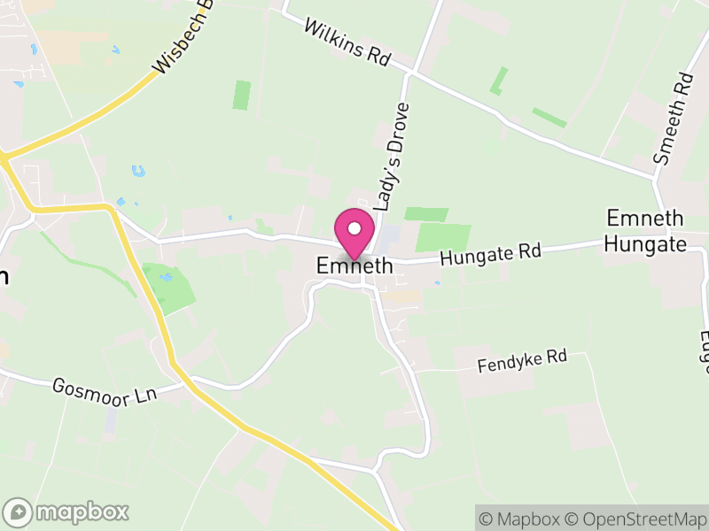 Map of Emneth, King's Lynn and West Norfolk