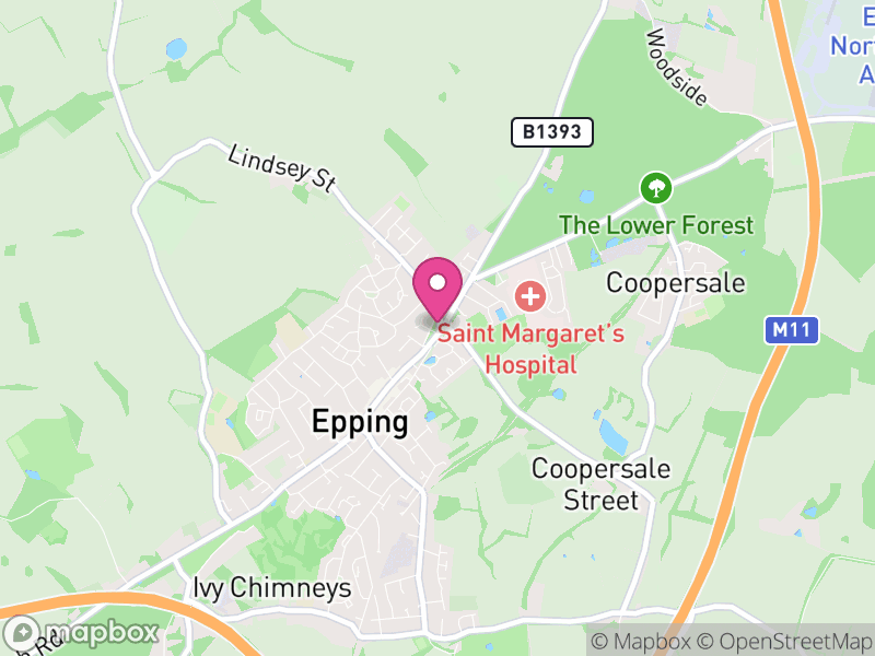 Map of Epping, Epping Forest