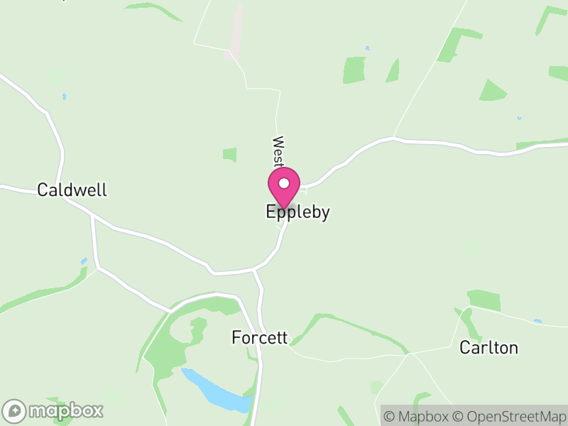 Map of Eppleby, North Yorkshire