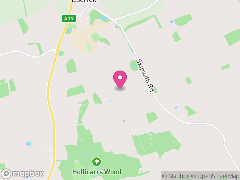 Map of Escrick, North Yorkshire