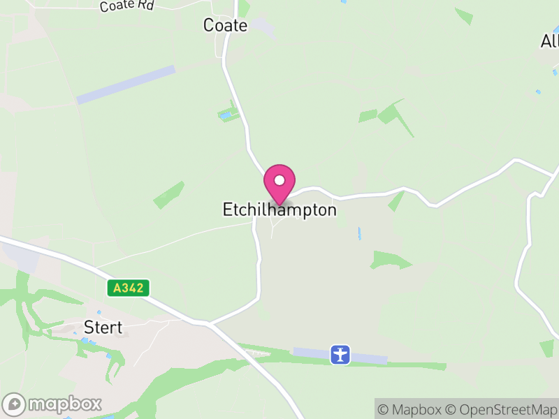 Map of Etchilhampton, Wiltshire