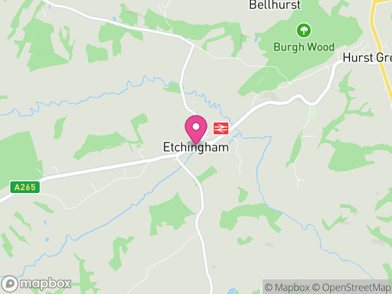 Map of Etchingham, Rother