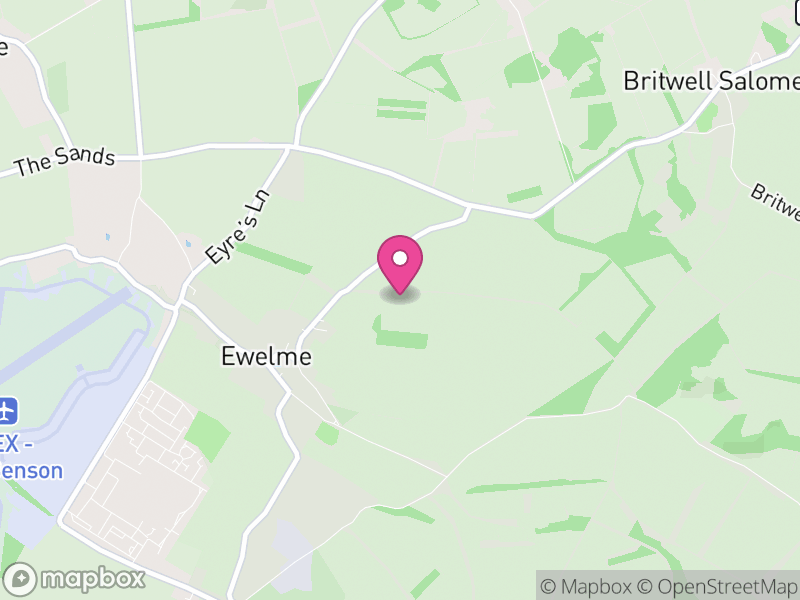 Map of Ewelme, South Oxfordshire