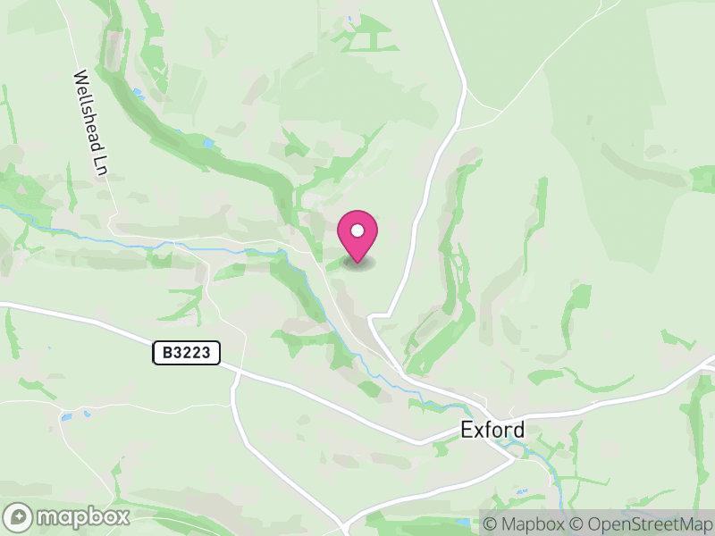 Map of Exford, Somerset