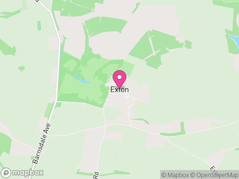 Map of Exton and Horn, Rutland