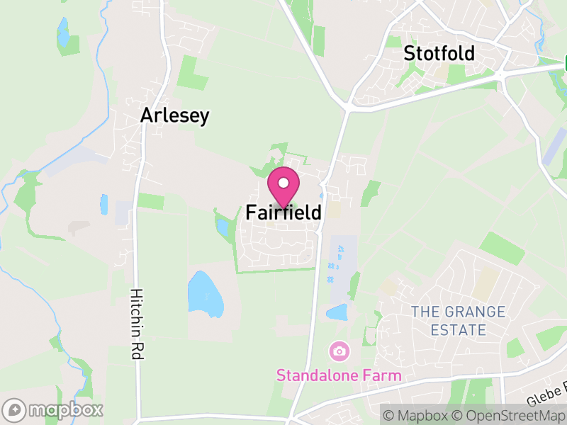Map of Fairfield, Central Bedfordshire