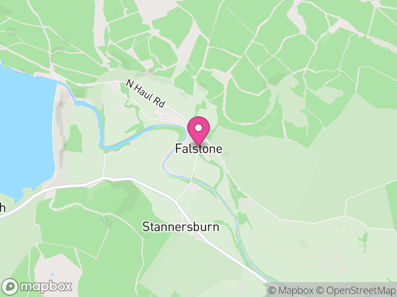 Map of Falstone, Northumberland
