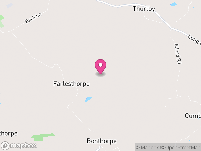 Map of Farlesthorpe, East Lindsey