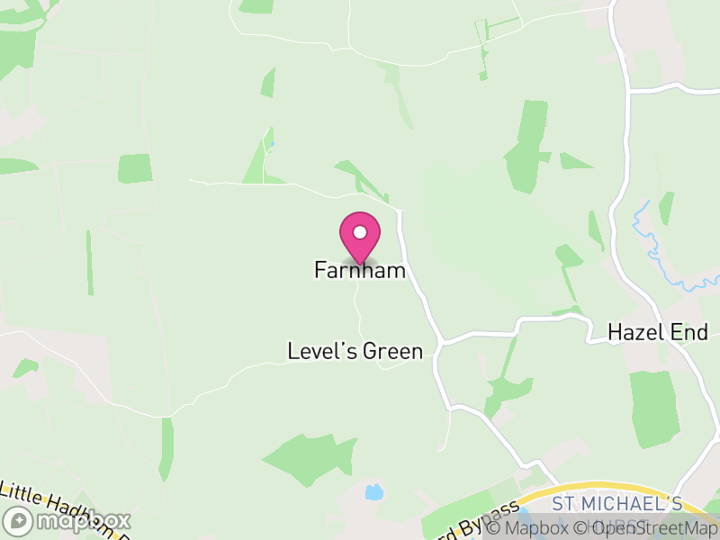 Map of Farnham, Uttlesford