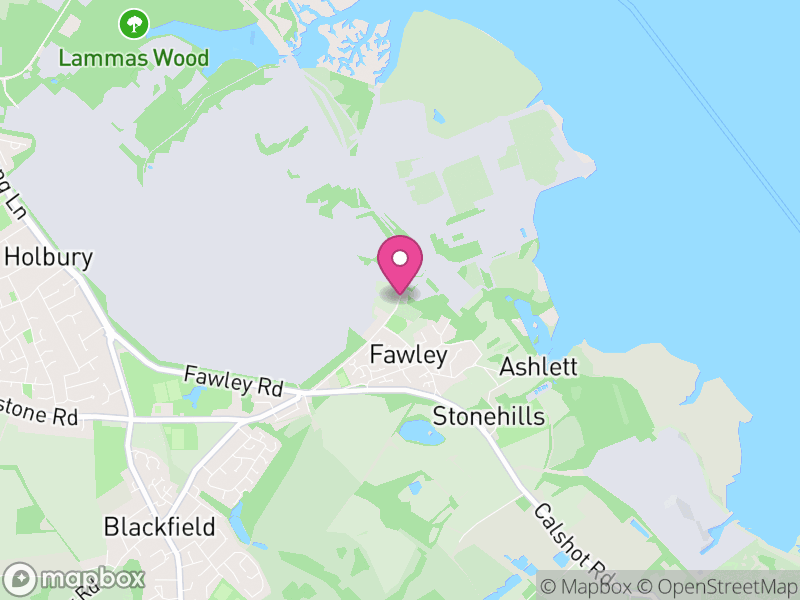 Map of Fawley, New Forest