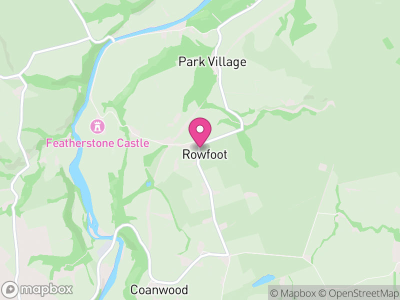 Map of Featherstone, Northumberland