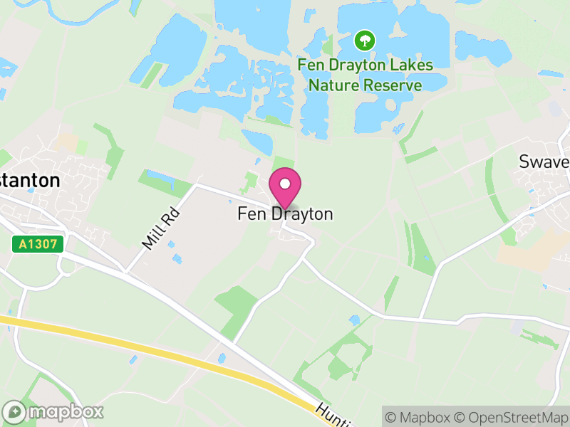 Map of Fen Drayton, South Cambridgeshire