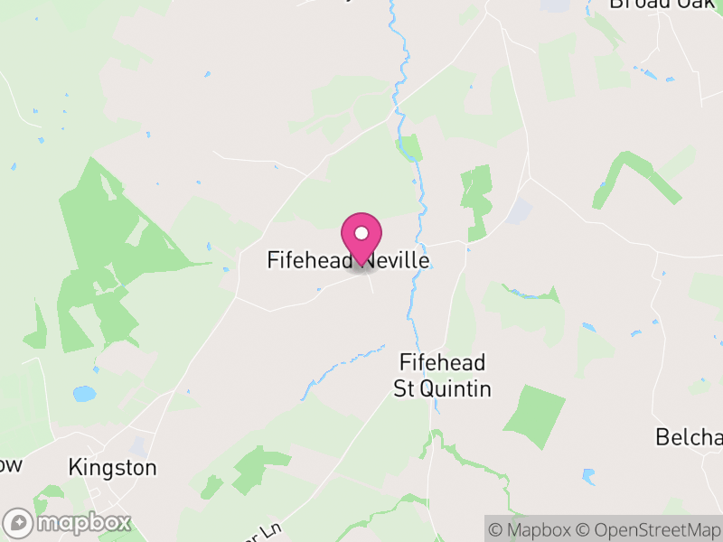 Map of Fifehead Neville, Dorset