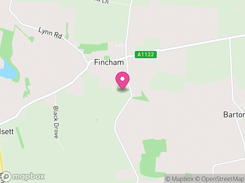 Map of Fincham, King's Lynn and West Norfolk